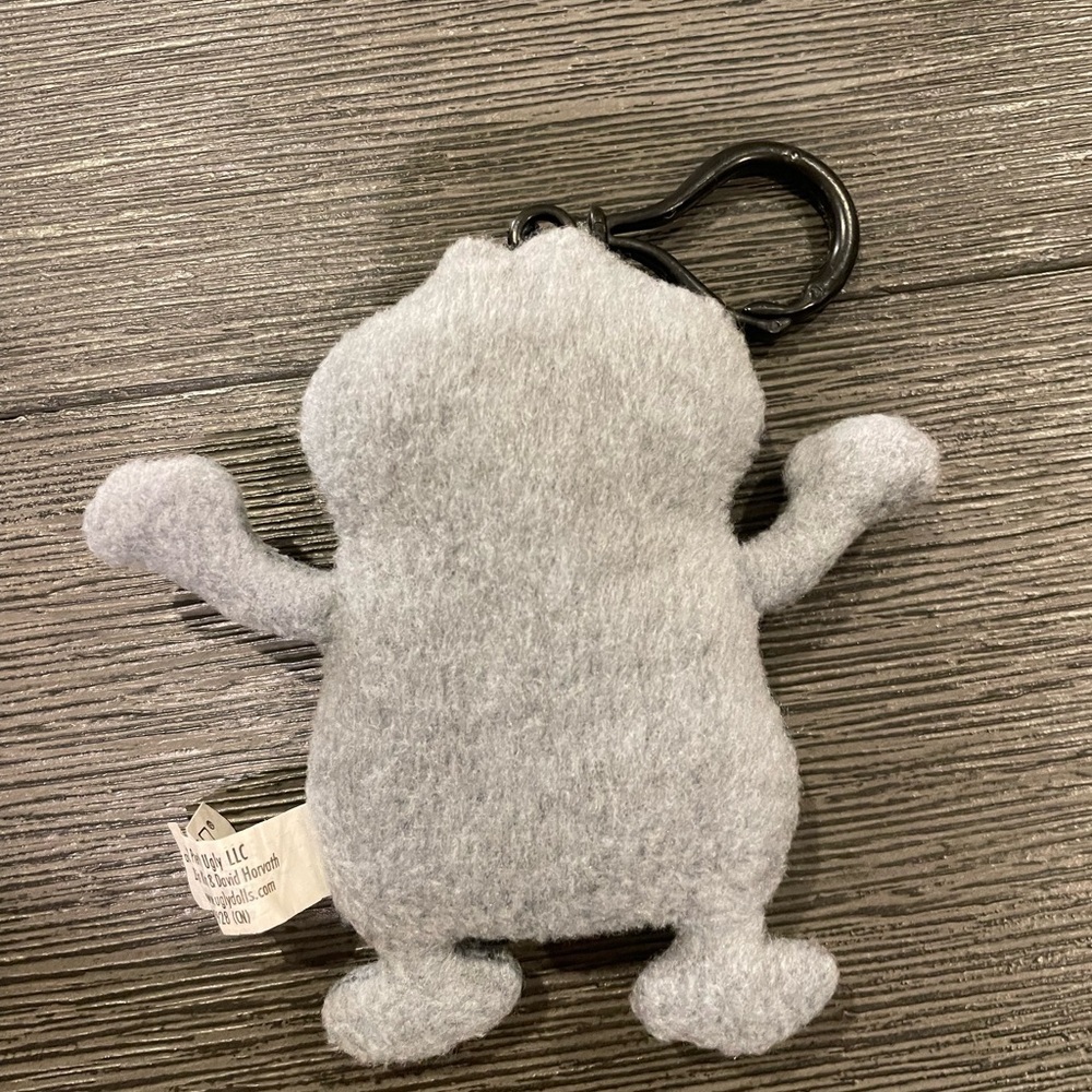 Uglydoll Gray Keychain Accessory 4" Mini - Picture 2 of 3